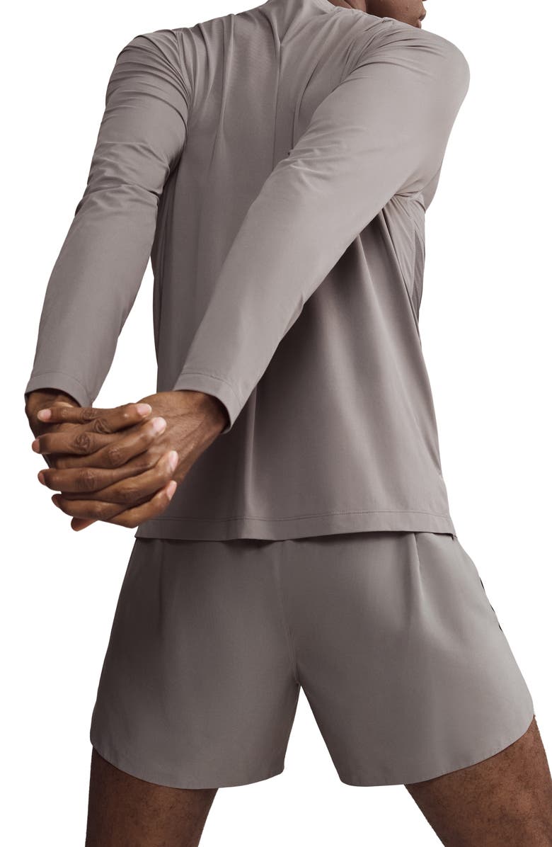 Rhone Extra Mile Long Sleeve Training T-Shirt, Alternate, color, Smoke/ Asphalt