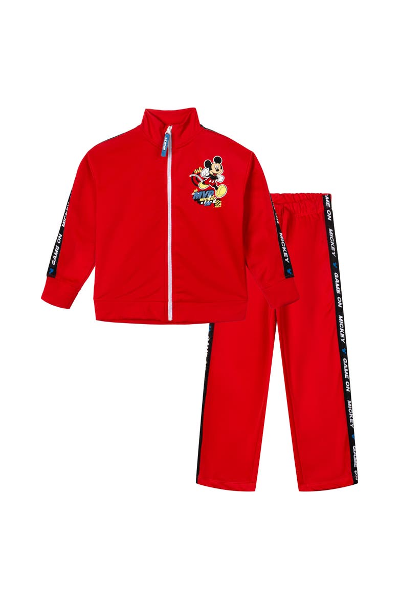 Mickey Mouse Athletic 2-Piece Jacket and Pants Set, Main, color, Cayenne Red Mickey