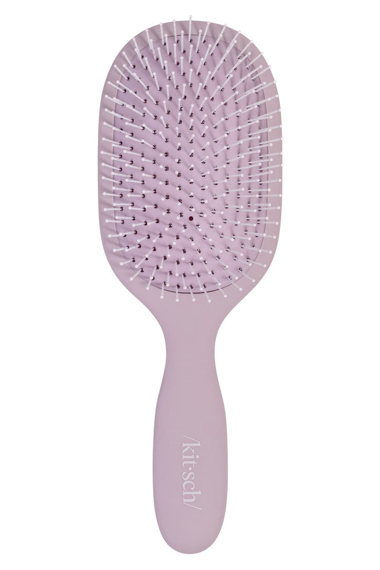 KitschPop™ Paddle Brush & Charm Set, Alternate, color, SOFT VIOLET
