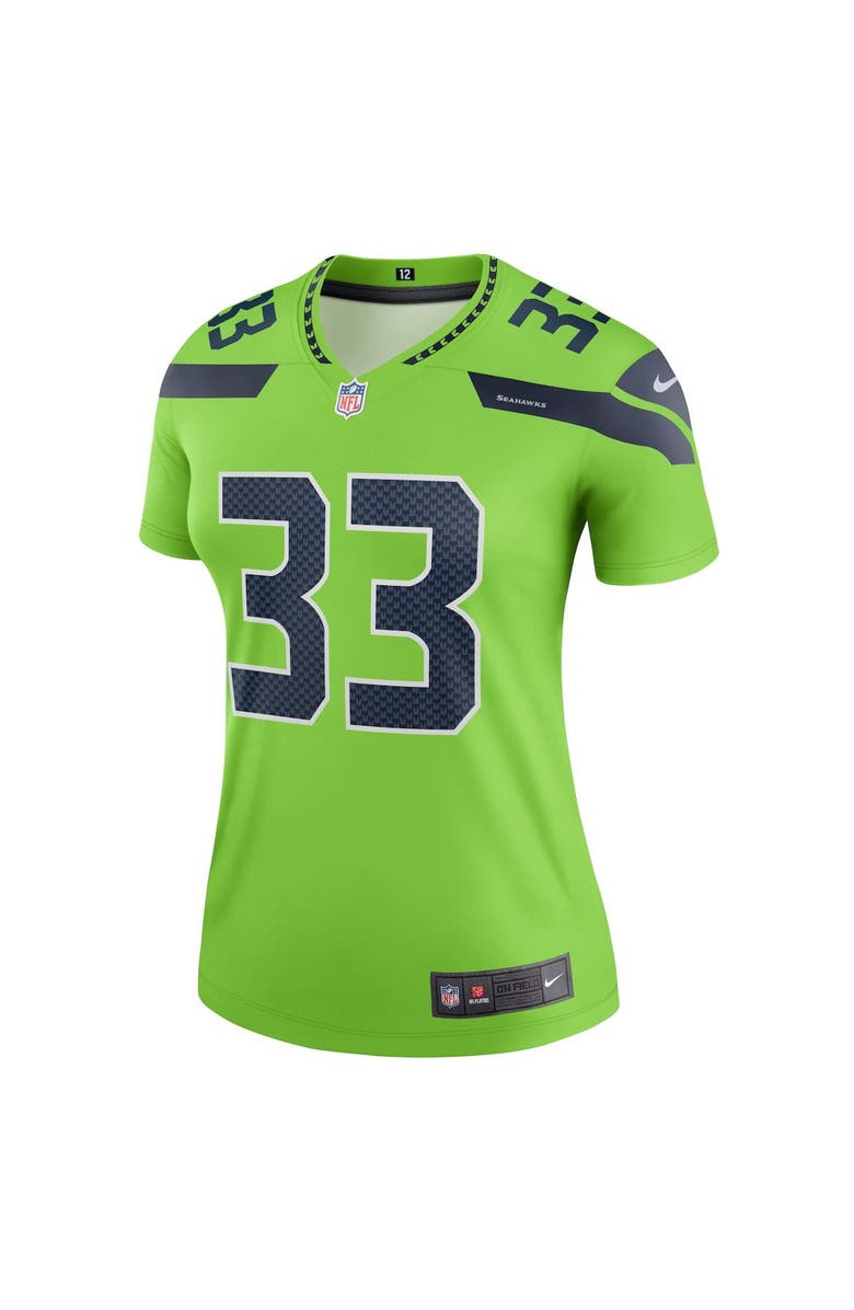 Nike Women's Nike Jamal Adams Neon Green Seattle Seahawks Legend Jersey, Alternate, color,