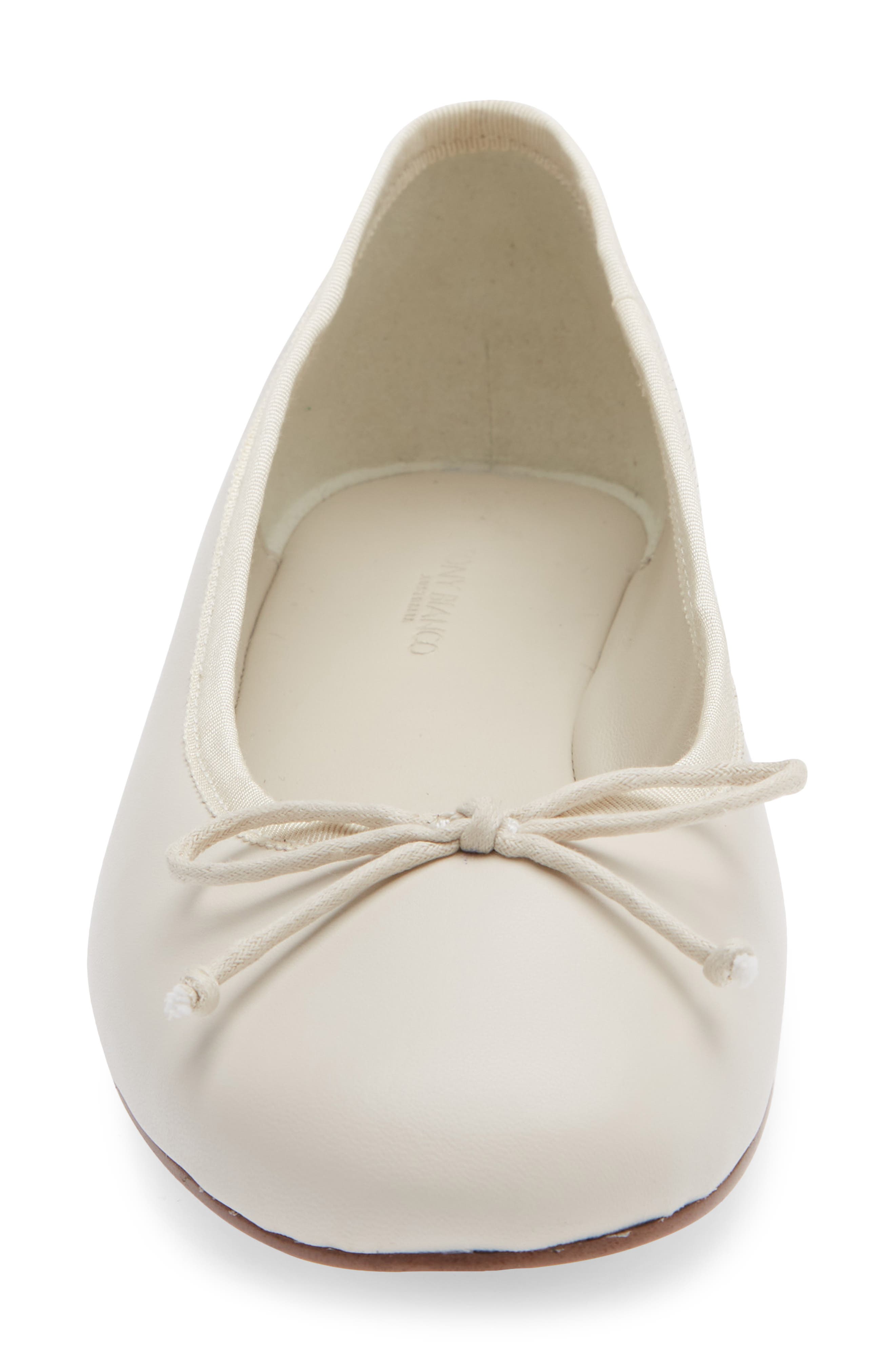 Comma Ballet Flat, Alternate, color, DOVE NAPPA