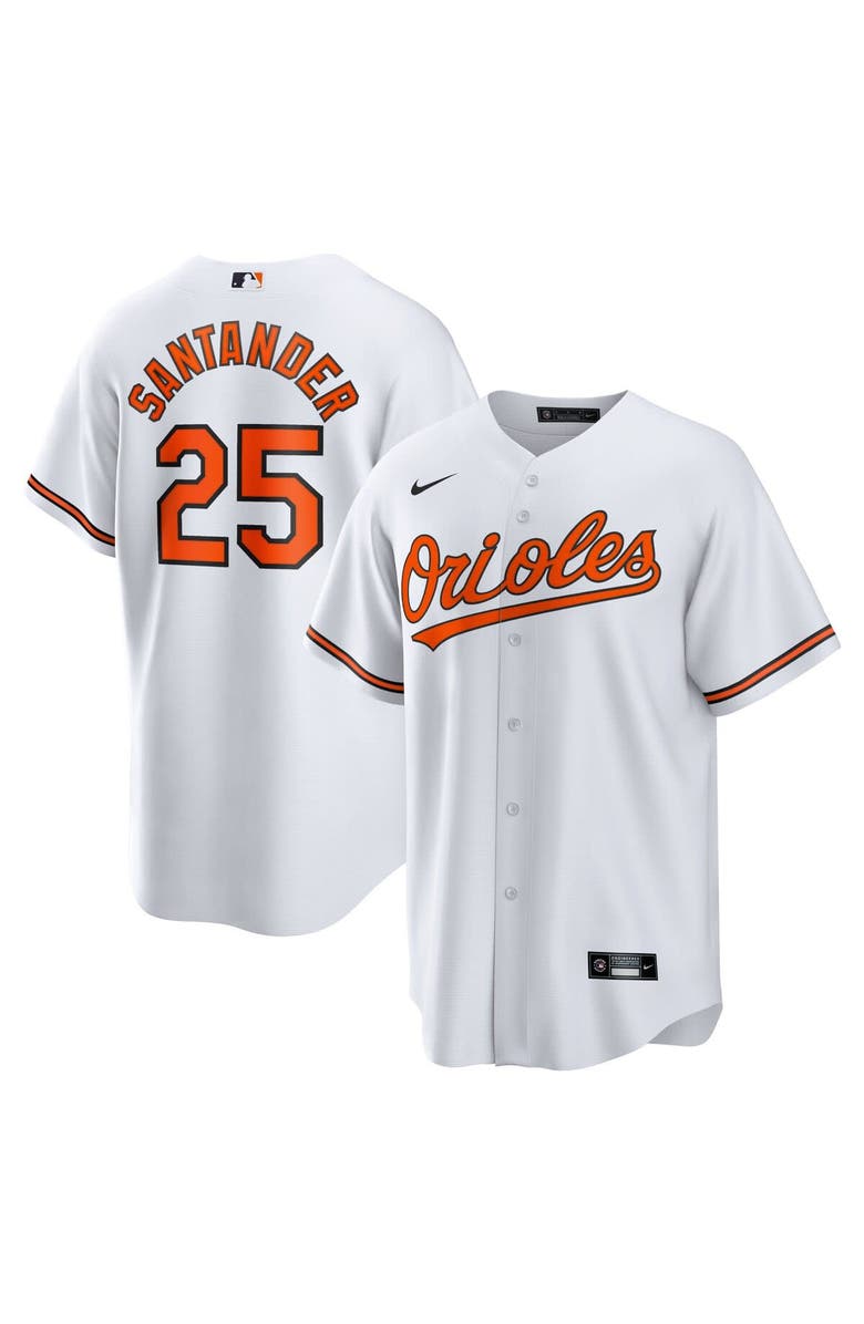 Nike Men's Nike Anthony Santander White Baltimore Orioles Replica Player Jersey, Main, color, 