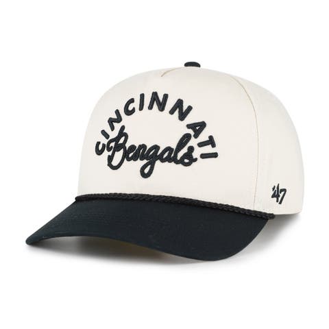 Women's '47 Natural Cincinnati Bengals Rope Script Hitch Adjustable Hat