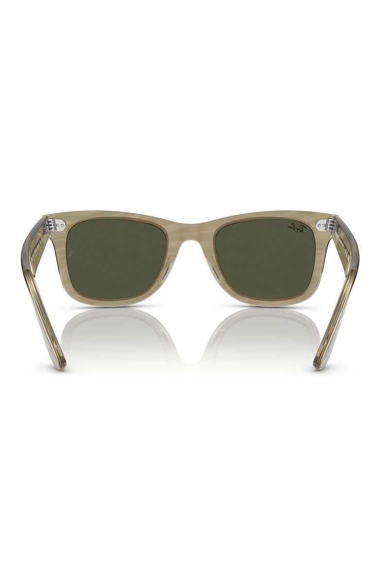 52mm Square Sunglasses, Alternate, color, GREY/ GREEN
