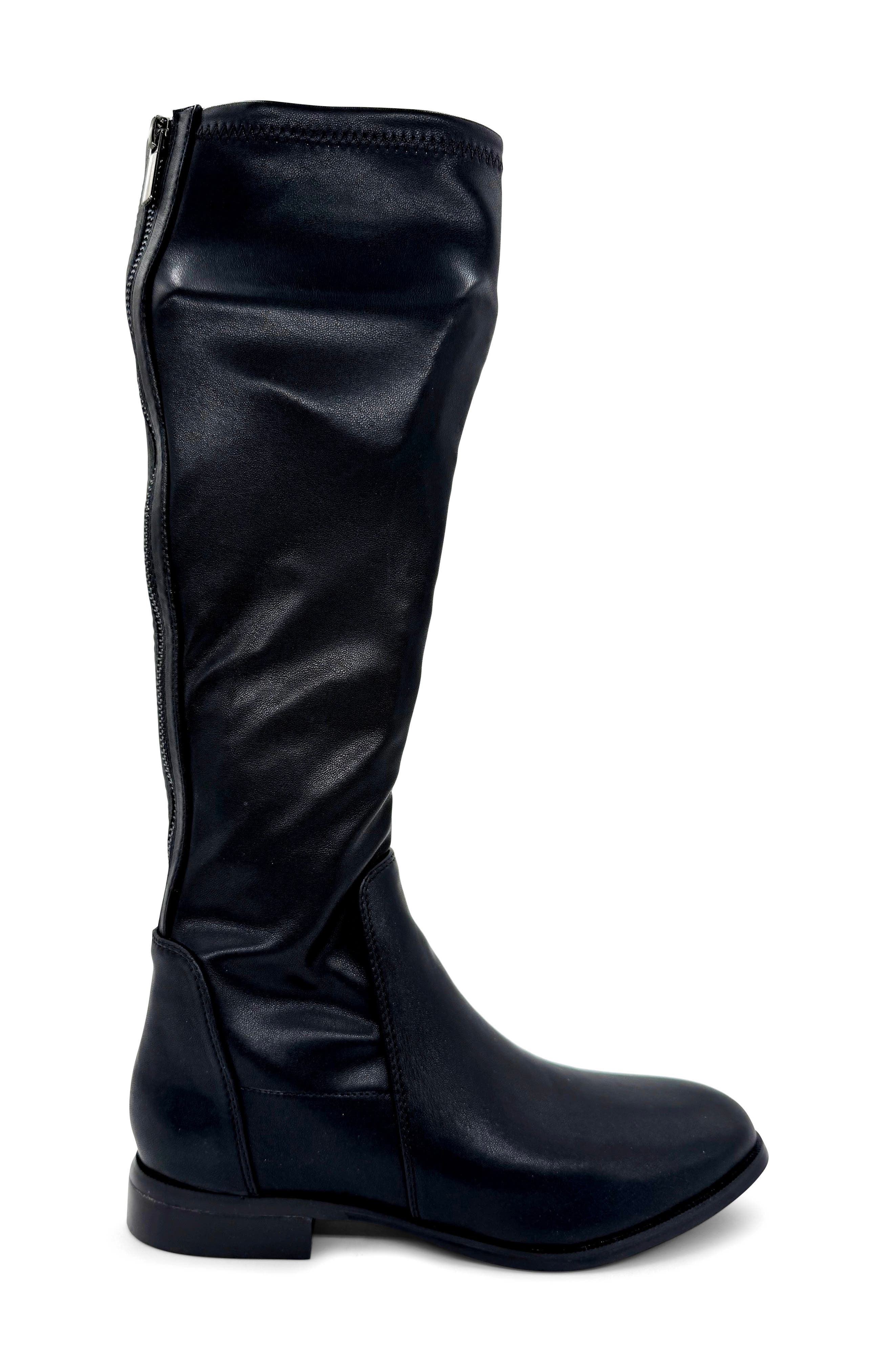 Eliza Tall Boot, Alternate, color, BLACK LEATHER