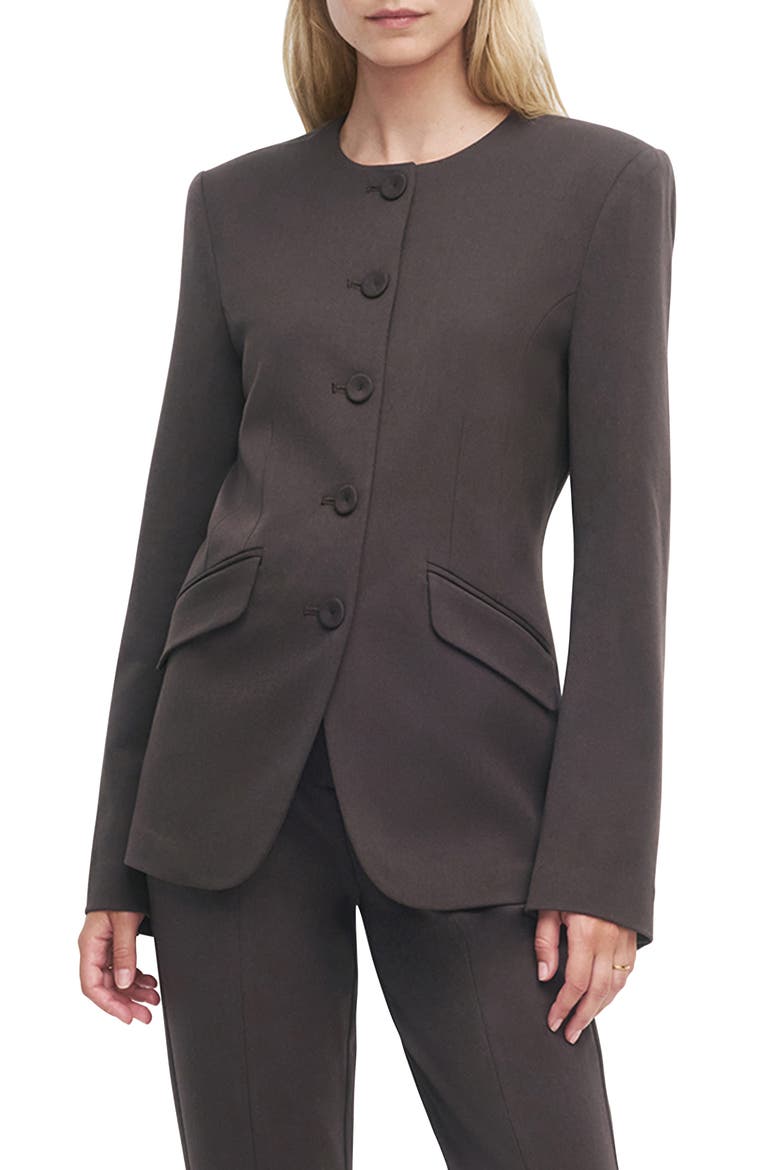 The Victoria Jacket, Main, color, COFFEE