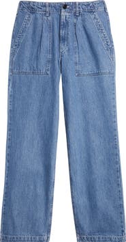 Noah Pleated Denim Fatigue Pants