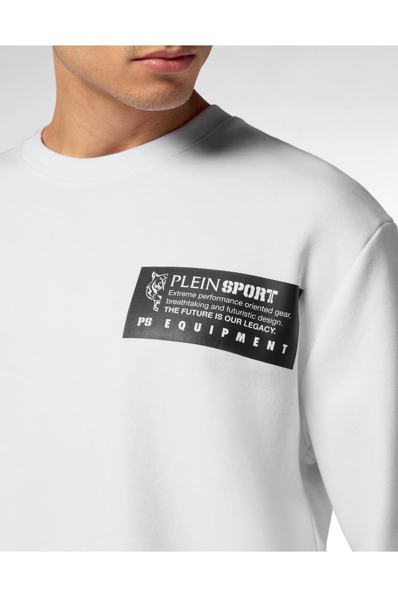 Sweatshirt Men, Alternate, color, white/black