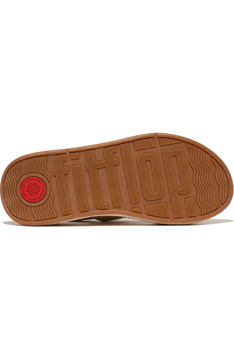 FitFlop F-Mode Espadrille Sandal, Alternate, color, Platino