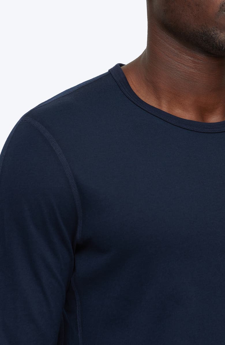 Reigning Champ Crewneck Long Sleeve T-Shirt, Alternate, color, 