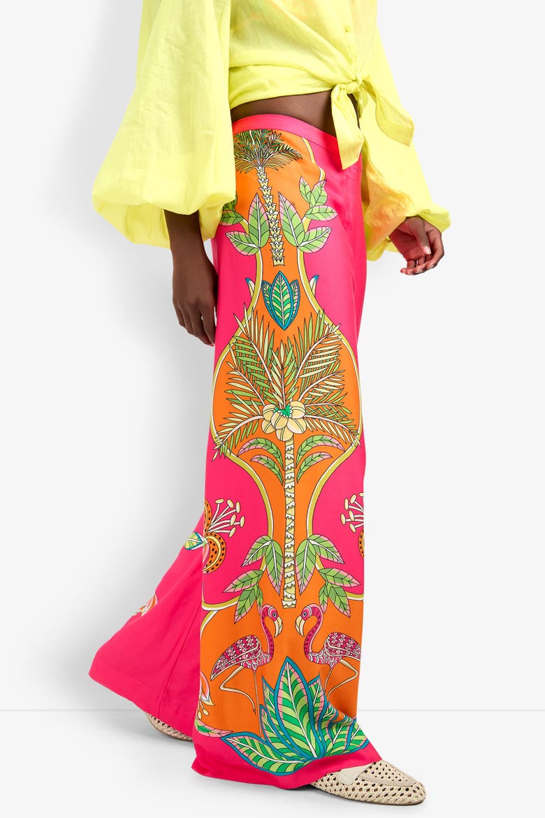 Lanay Tiger Lily Tango Print Pant, Alternate, color, Tiger Lily Tango