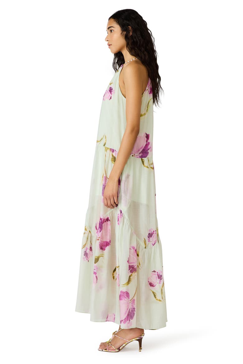 Jamie Floral Print Maxi Dress, Alternate, color, ENGLISH ROSE