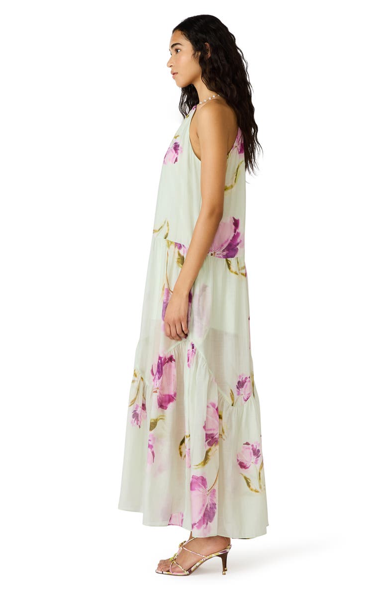 Steve Madden Jamie Floral Print Maxi Dress, Alternate, color, English Rose