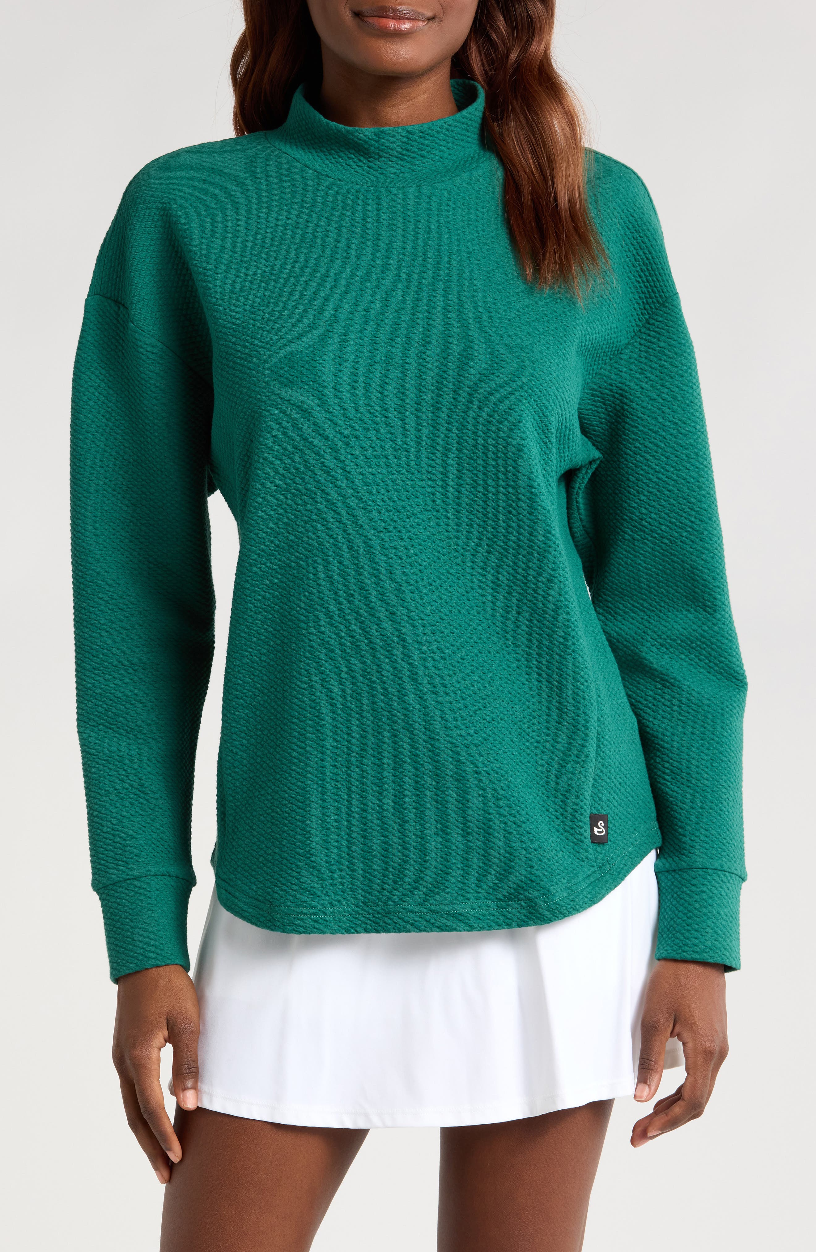 Swannies Paige Mock Neck Knit Top