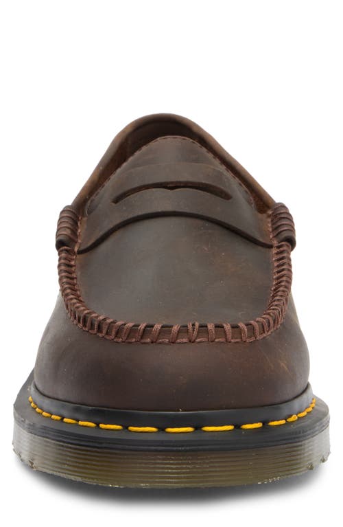 Dr. Martens' Dr. Martens Penton Penny Loafer In Dark Brown