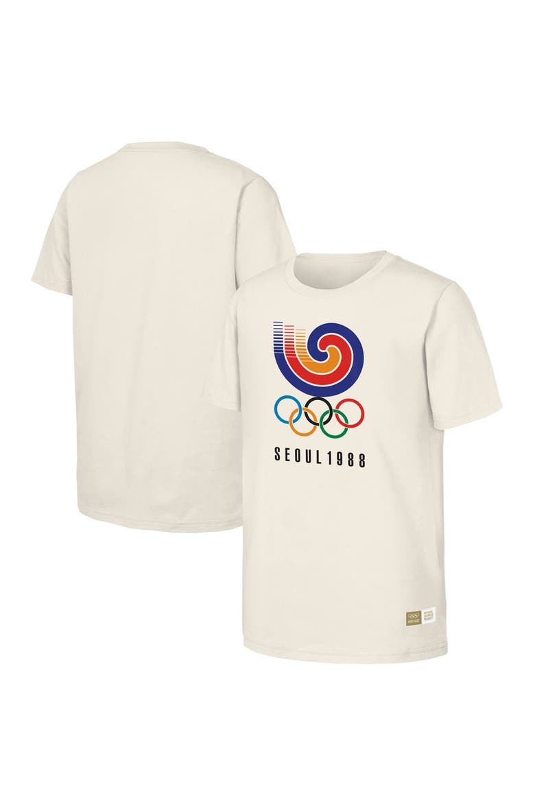 Men's  Natural 1988 Seoul Games Olympic Heritage T-Shirt, Alternate, color, Natural