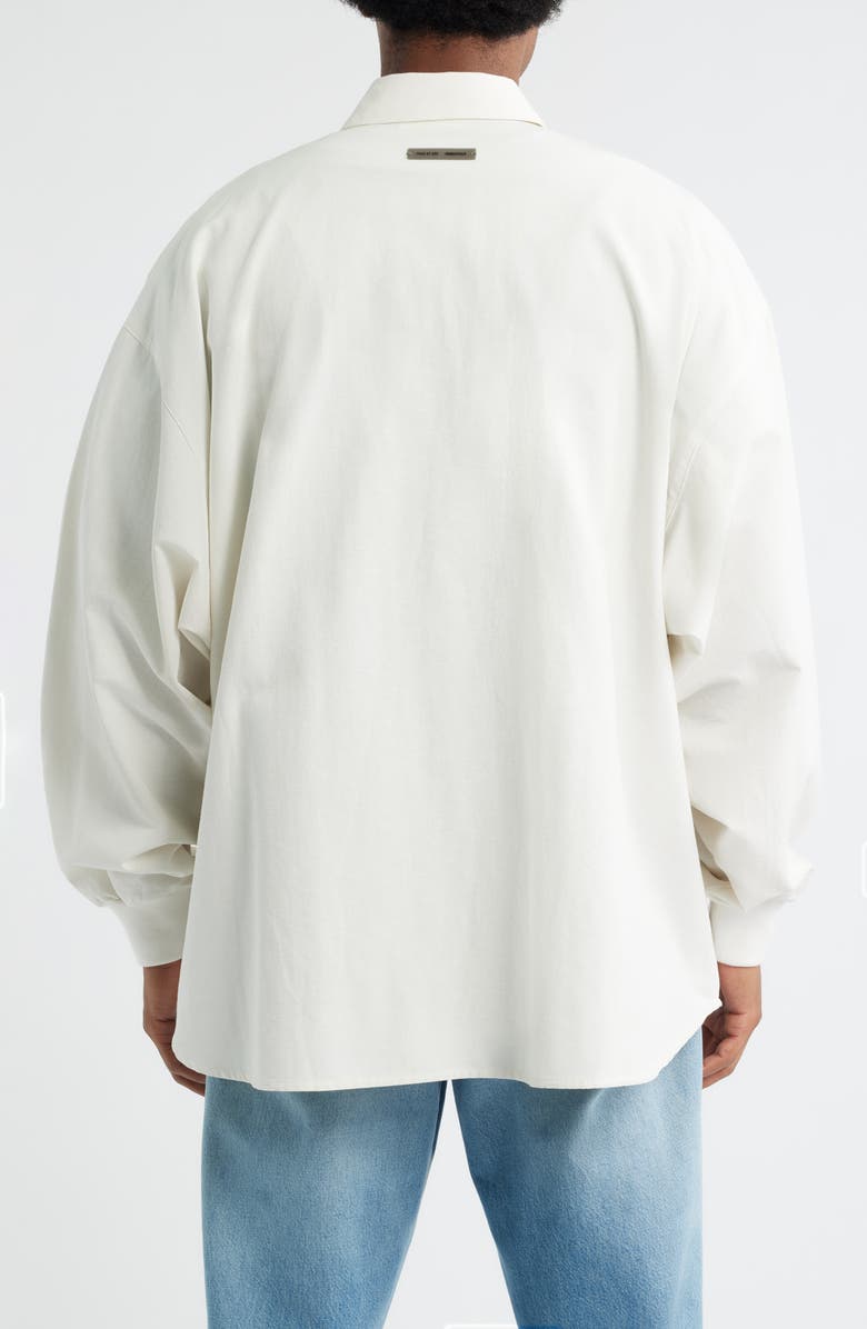Fear of God Essentials Oversize Oxford Button-Up Shirt, Alternate, color, 