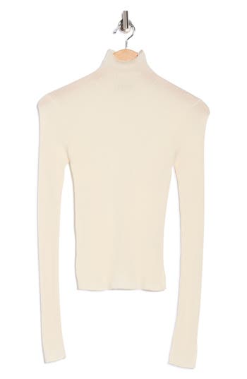 Buck Mason Featherweight Merino Wool, Silk & Cashmere Turtleneck Sweater In Brown