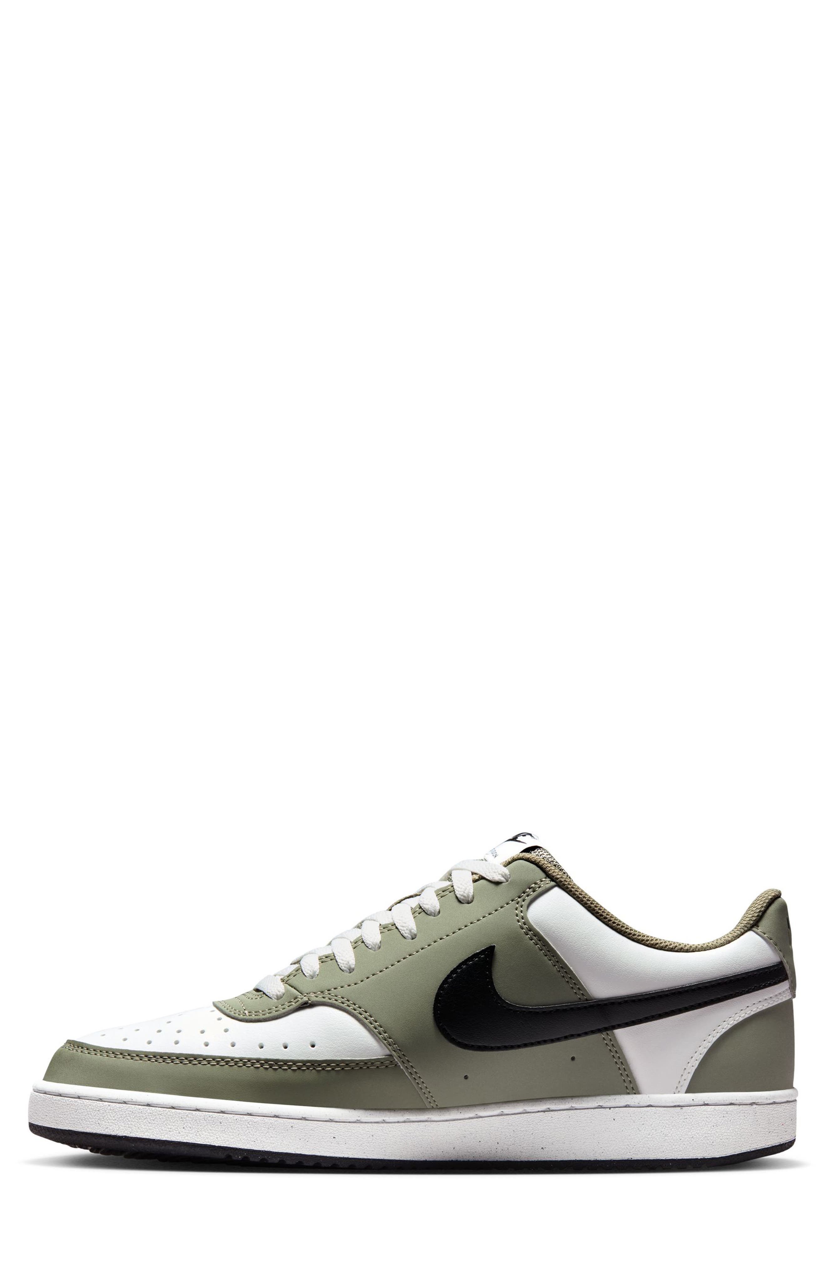 Nike Court Vision Low Sneaker, Alternate, color, Summit White/ Black