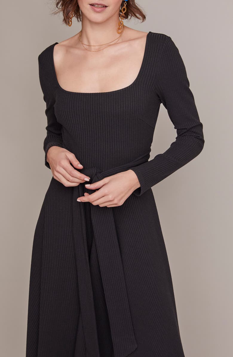 ASTR the Label Sinclair Midi Dress, Alternate, color, 