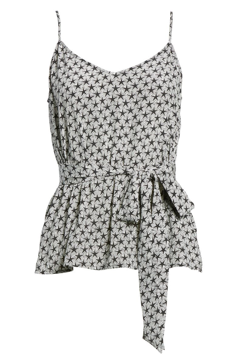 AG Lisette Silk Tank & Scarf, Alternate, color, 