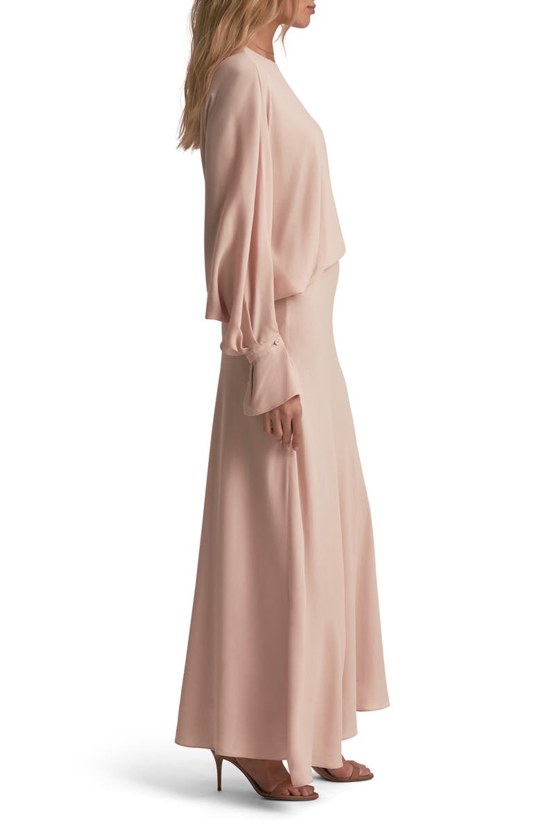 Favorite Daughter Making Me Blush Long Sleeve Maxi Dress, Alternate, color, Blush