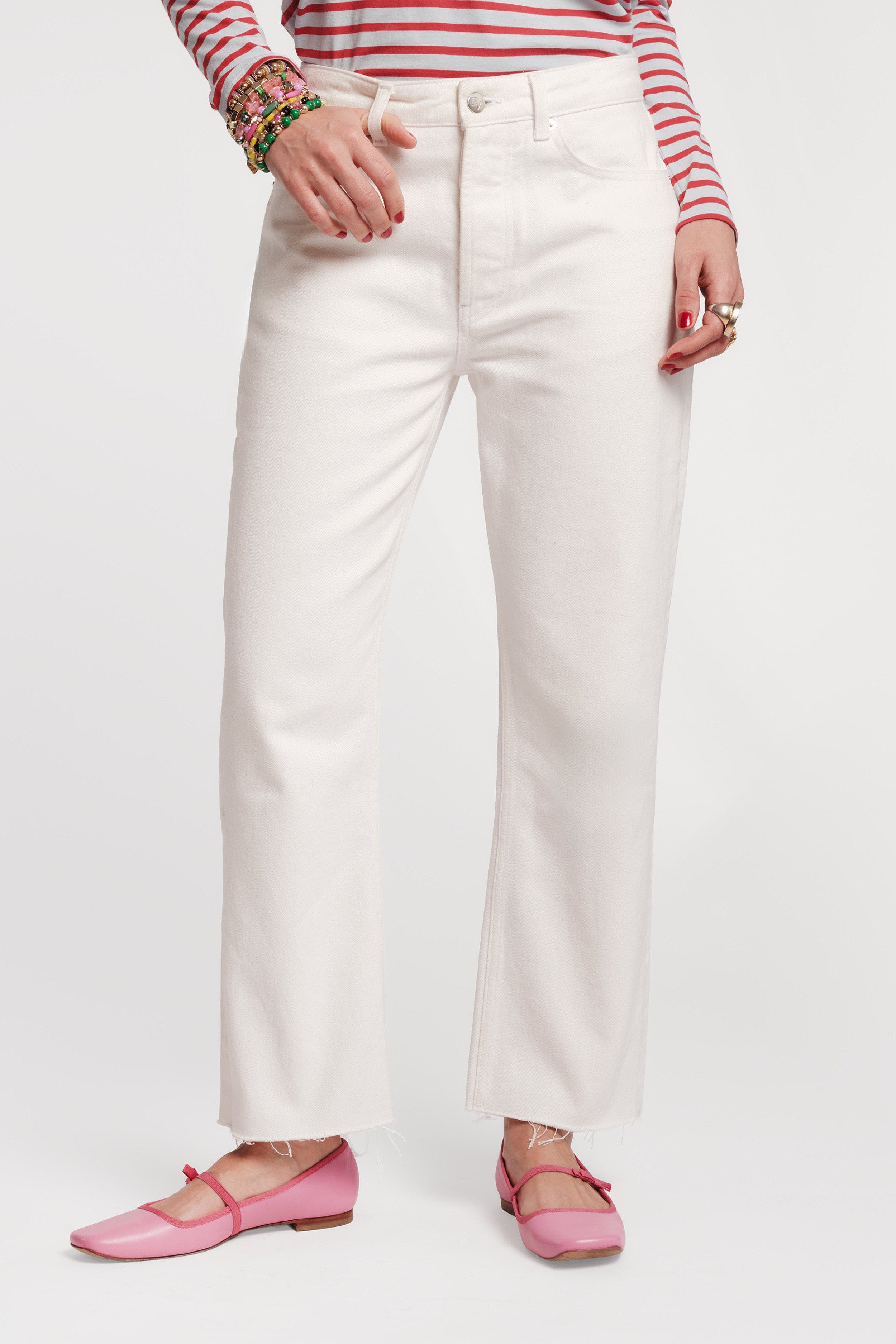 Frances Valentine Andy Jean In White