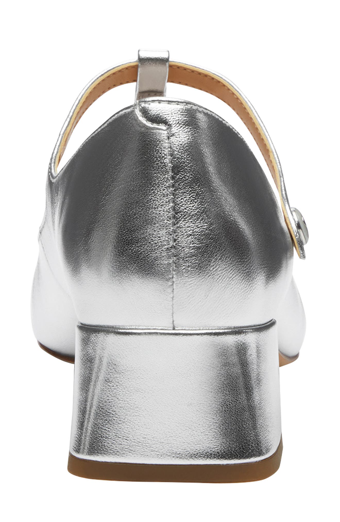 COACH Angelina T-Strap Pump, Alternate, color, Silver