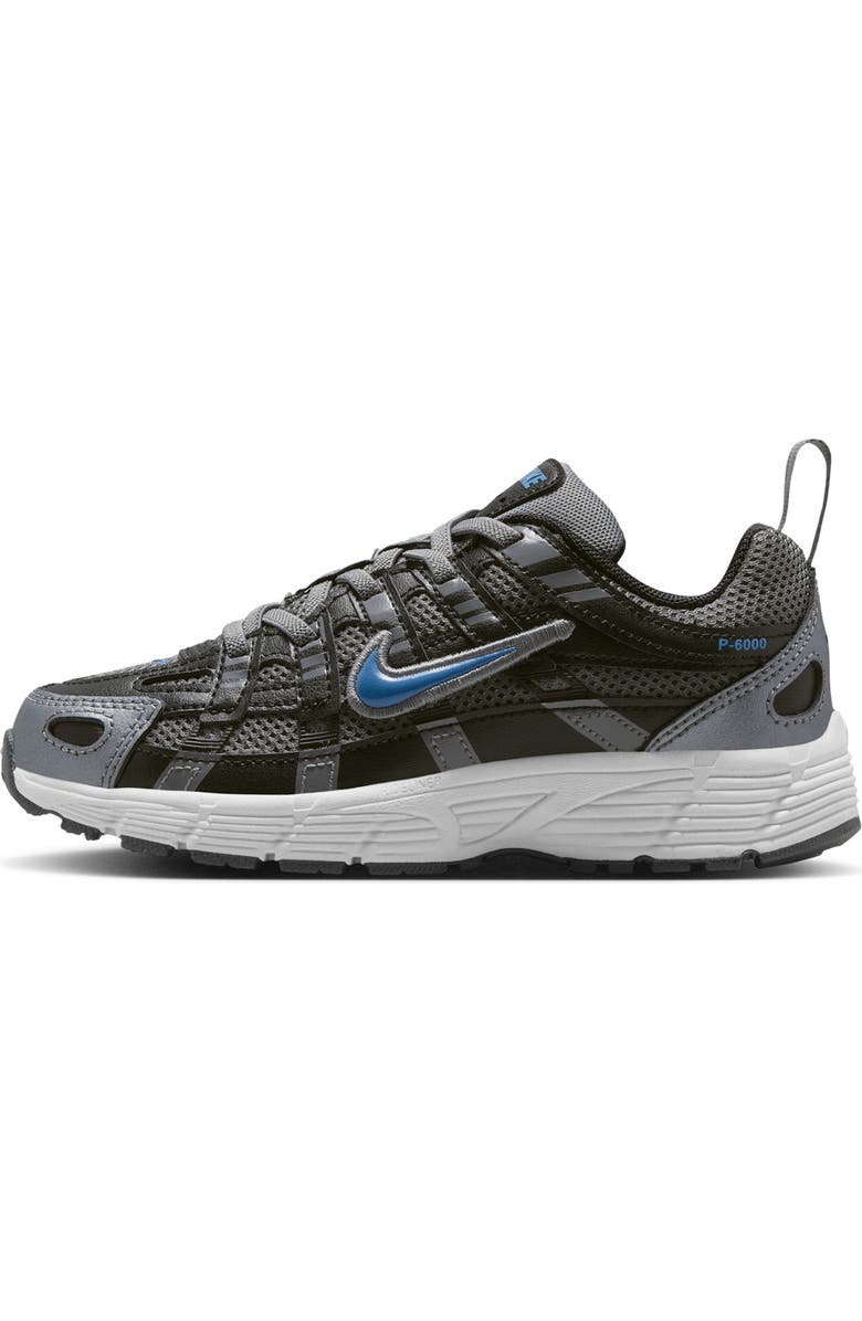 Nike Kids' P-6000 Sneaker, Alternate, color, Grey/ Black/ Platinum/ Blue