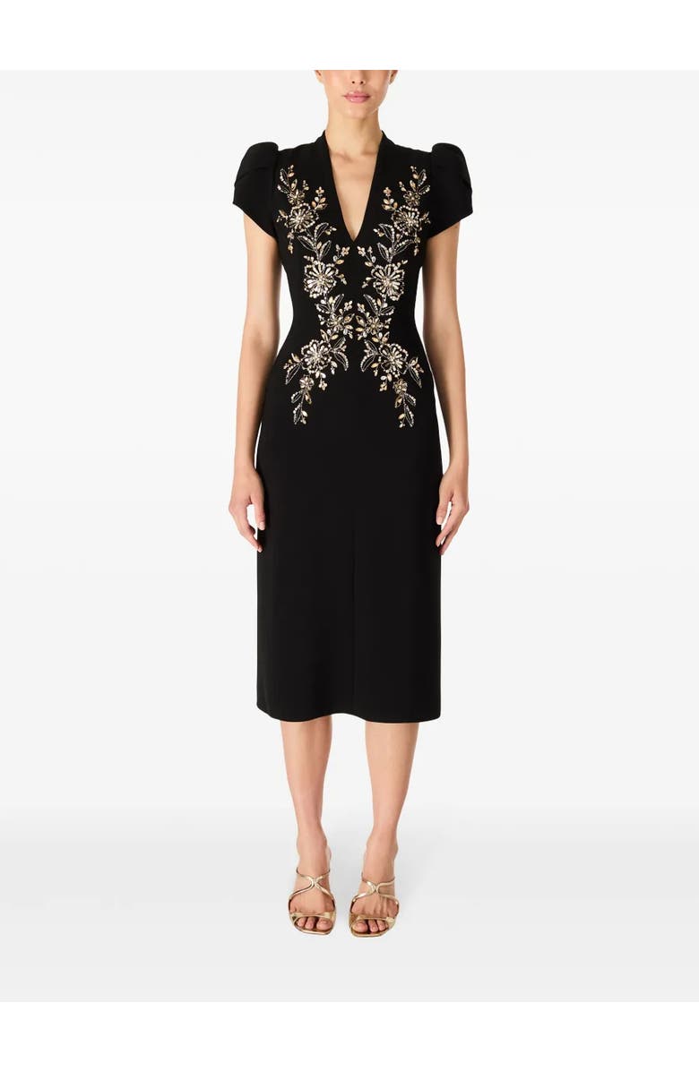 Jenny Packham Freya Dress, Main, color, Liquorice
