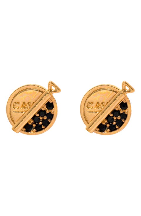 Premium Caviar Stud Earrings