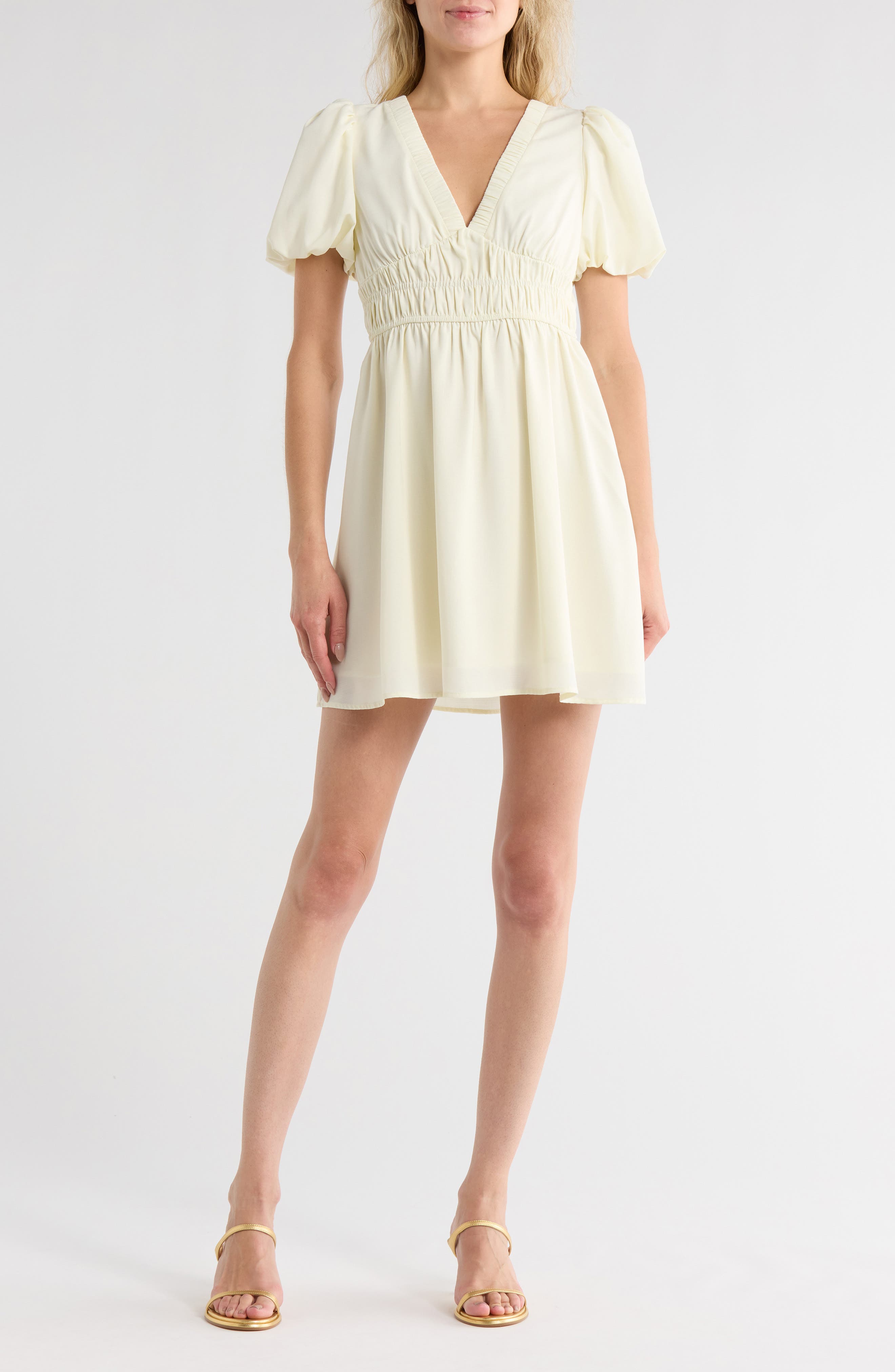 Puff Sleeve Dress - image 3