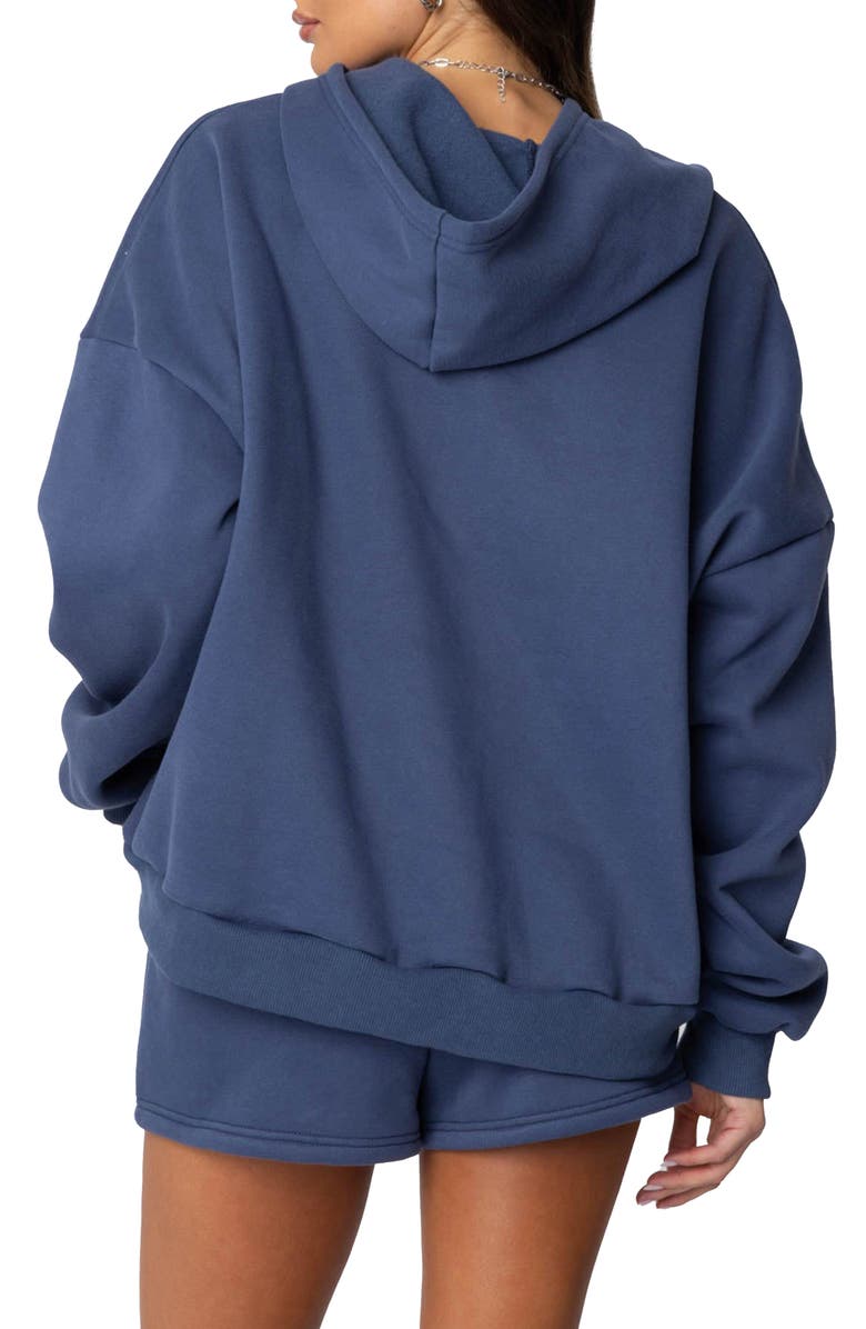 EDIKTED Mon Cheri Hoodie, Alternate, color, Blue