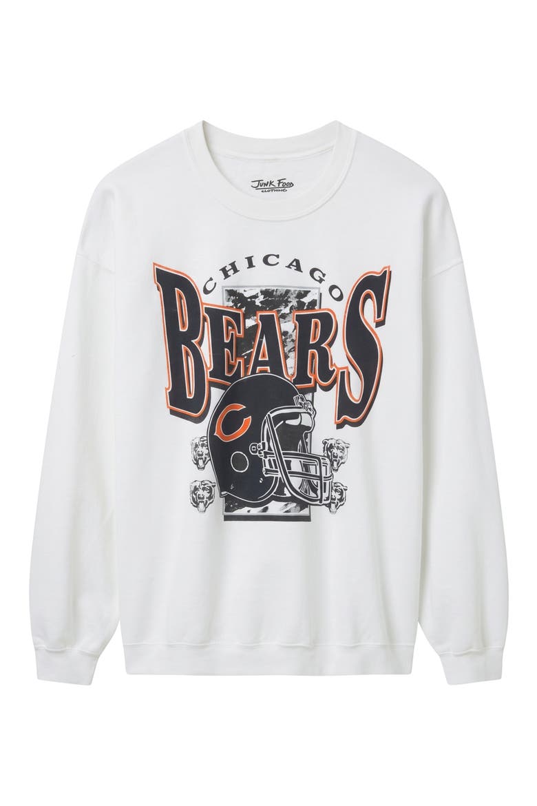 Chicago Bears Conversion Crewneck Sweatshirt, Main, color, WHITE