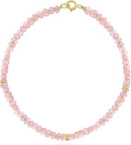 The Lovery Fine Jewelry Pink Opal Bead Bracelet