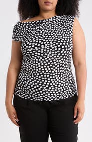 Renee C Asymmetric One-Shoulder Top
