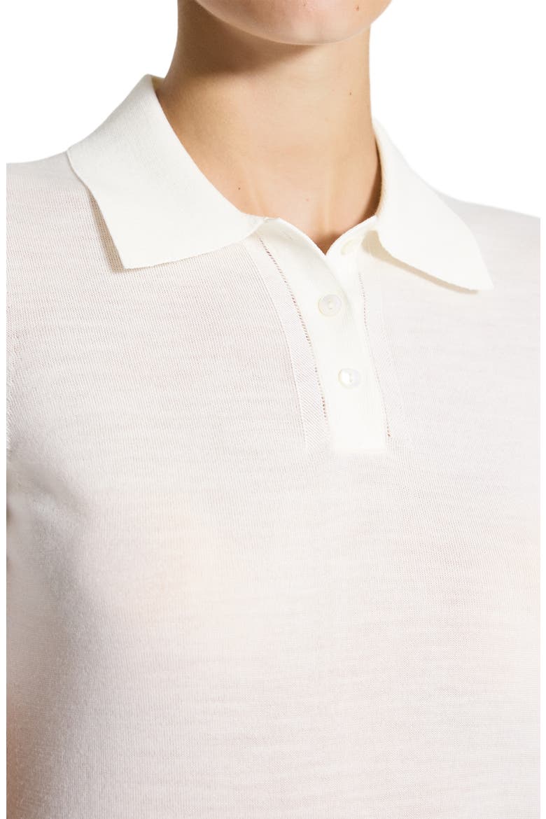 Merino Wool Polo, Alternate, color, NEW IVORY