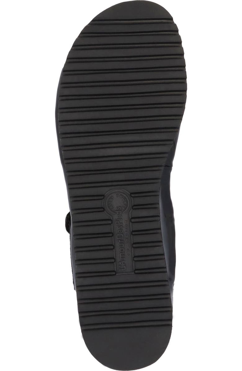 L'Amour des Pieds Azenor Ankle Strap Sandal, Alternate, color, Black