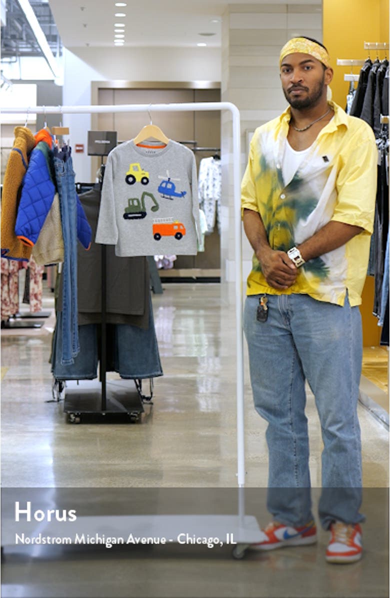 Kids' Bouclé Appliqué Cotton T-Shirt, sales video thumbnail