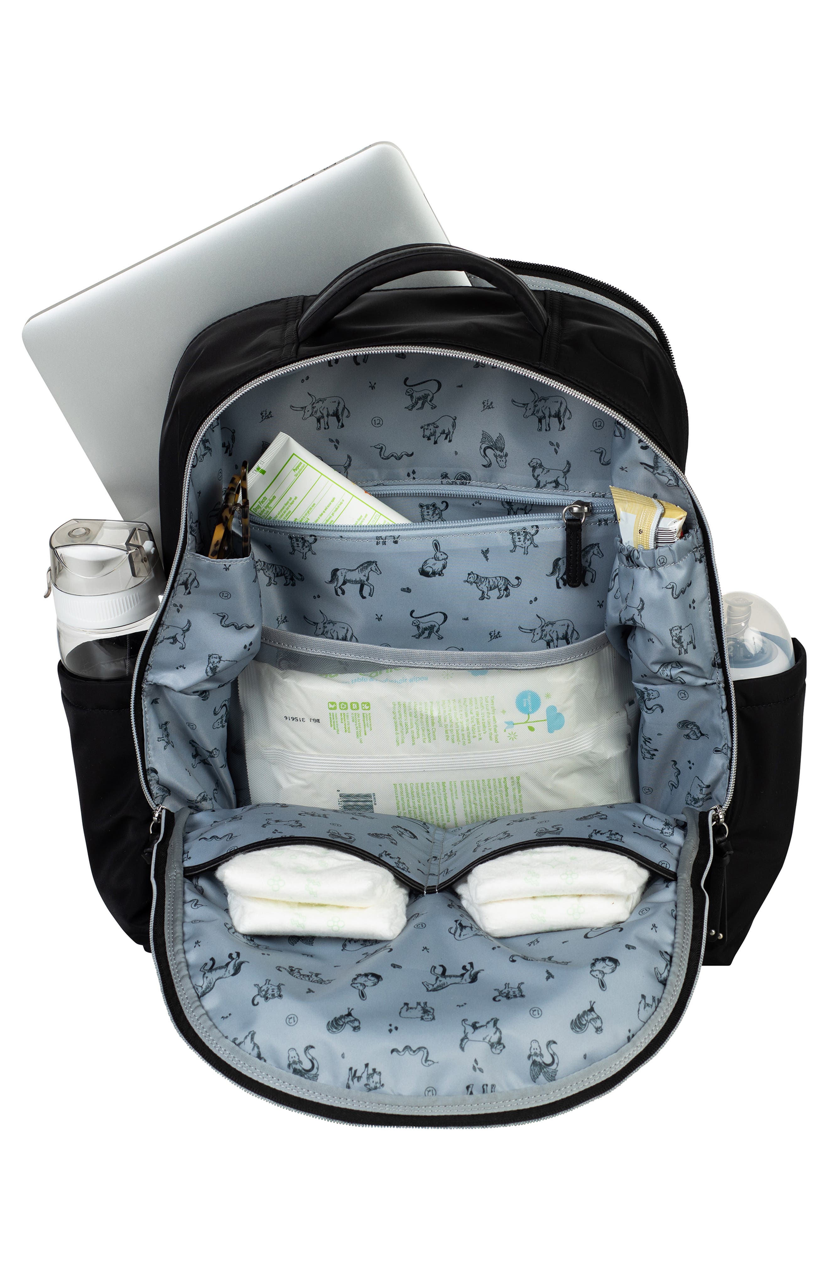 TWELVElittle On the Go Water Resistant Diaper Backpack, Alternate, color, 