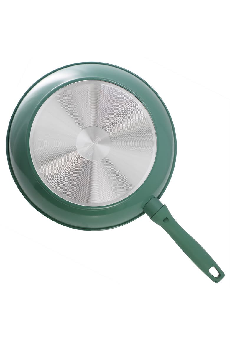 Barnsdall 12in Nonstick Aluminum Frying Pan in Green, Alternate, color, Green