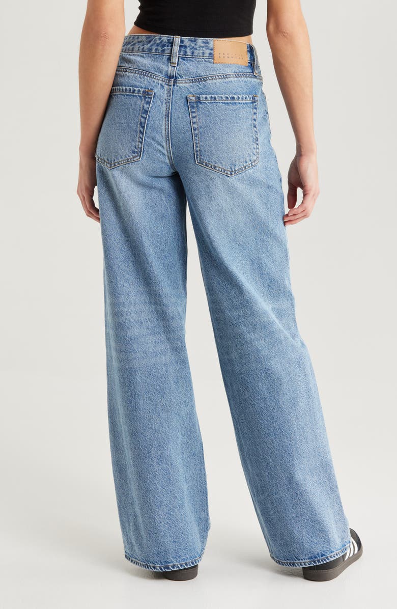 PacSun Shireen Baggy High Waist Jeans, Alternate, color, Med Wash
