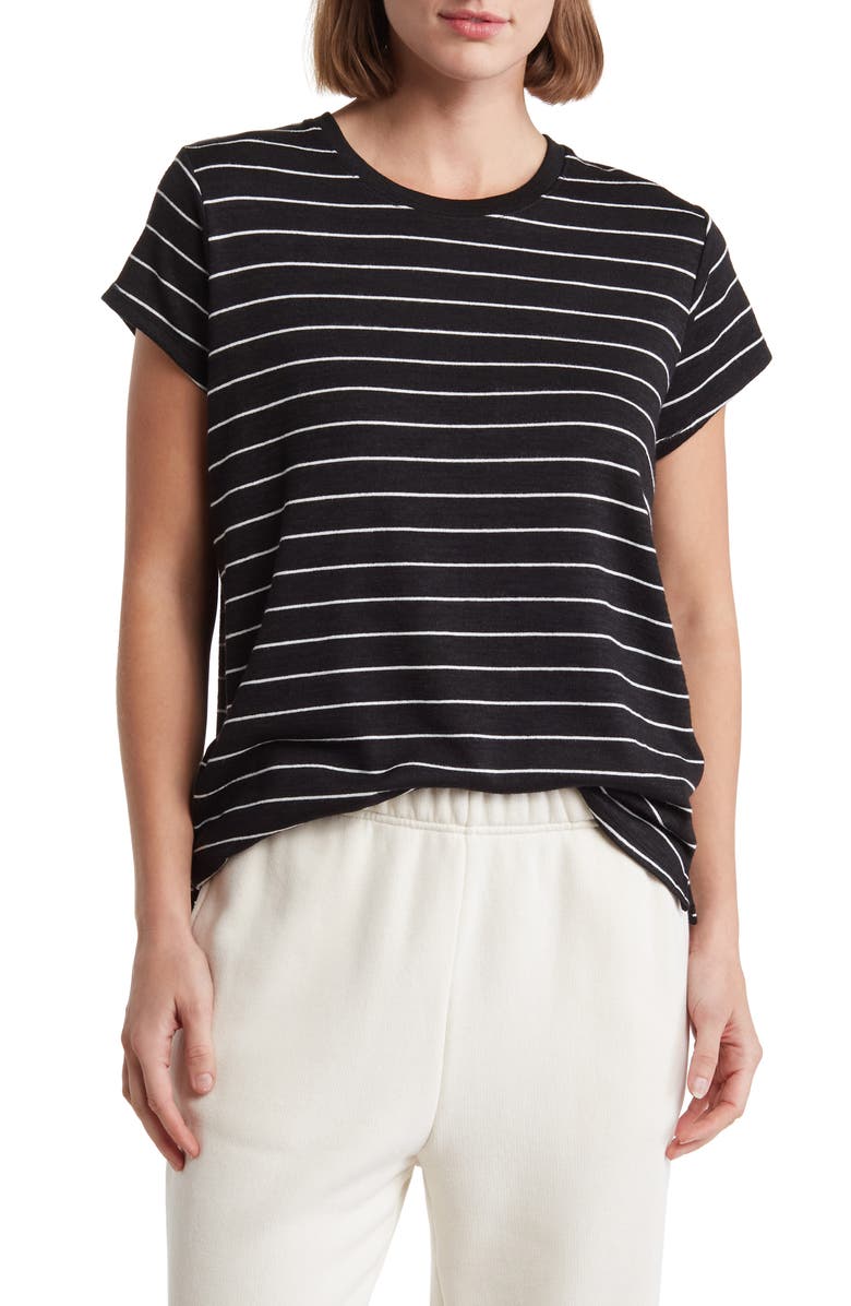 rag & bone Women's Stripe Knit T-Shirt, Main, color,