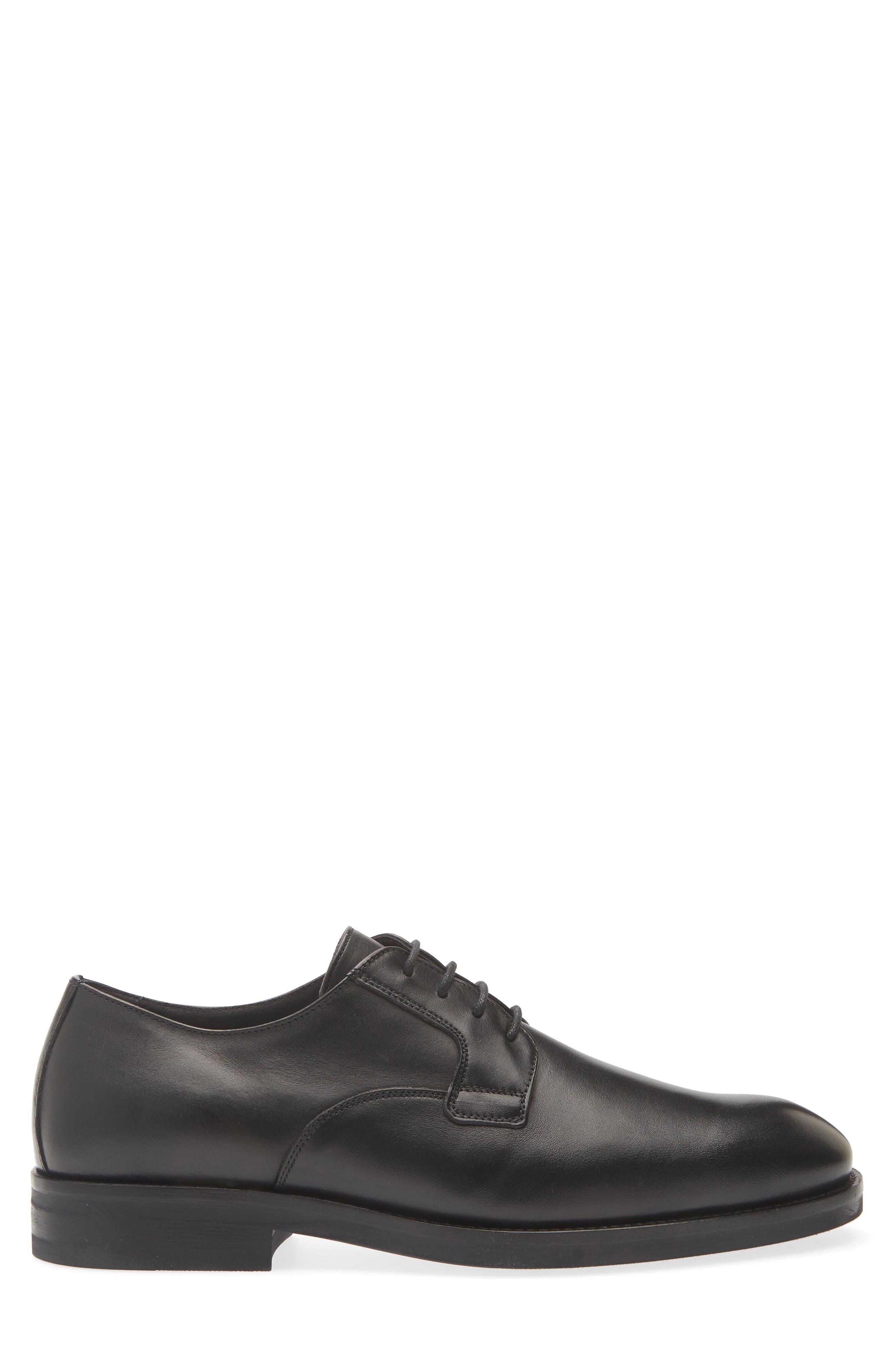 Nordstrom Michael Plain Toe Derby, Alternate, color, Black