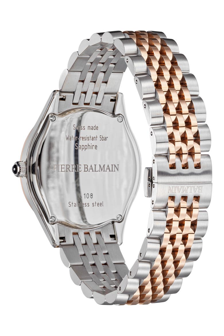 Classic R Bracelet Watch, 41mm, Alternate, color, TWO TONE STEEL ROSE PVD 5N