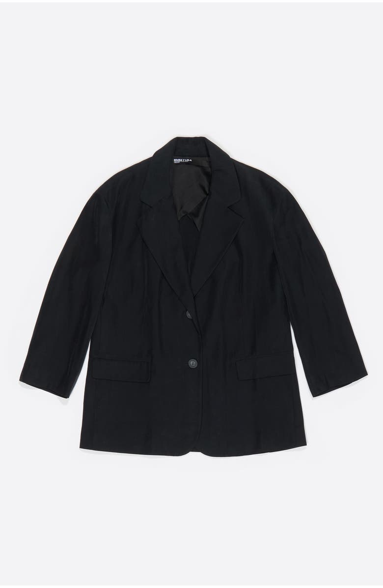 Bimba y Lola Tailored Jacket, Alternate, color, Black