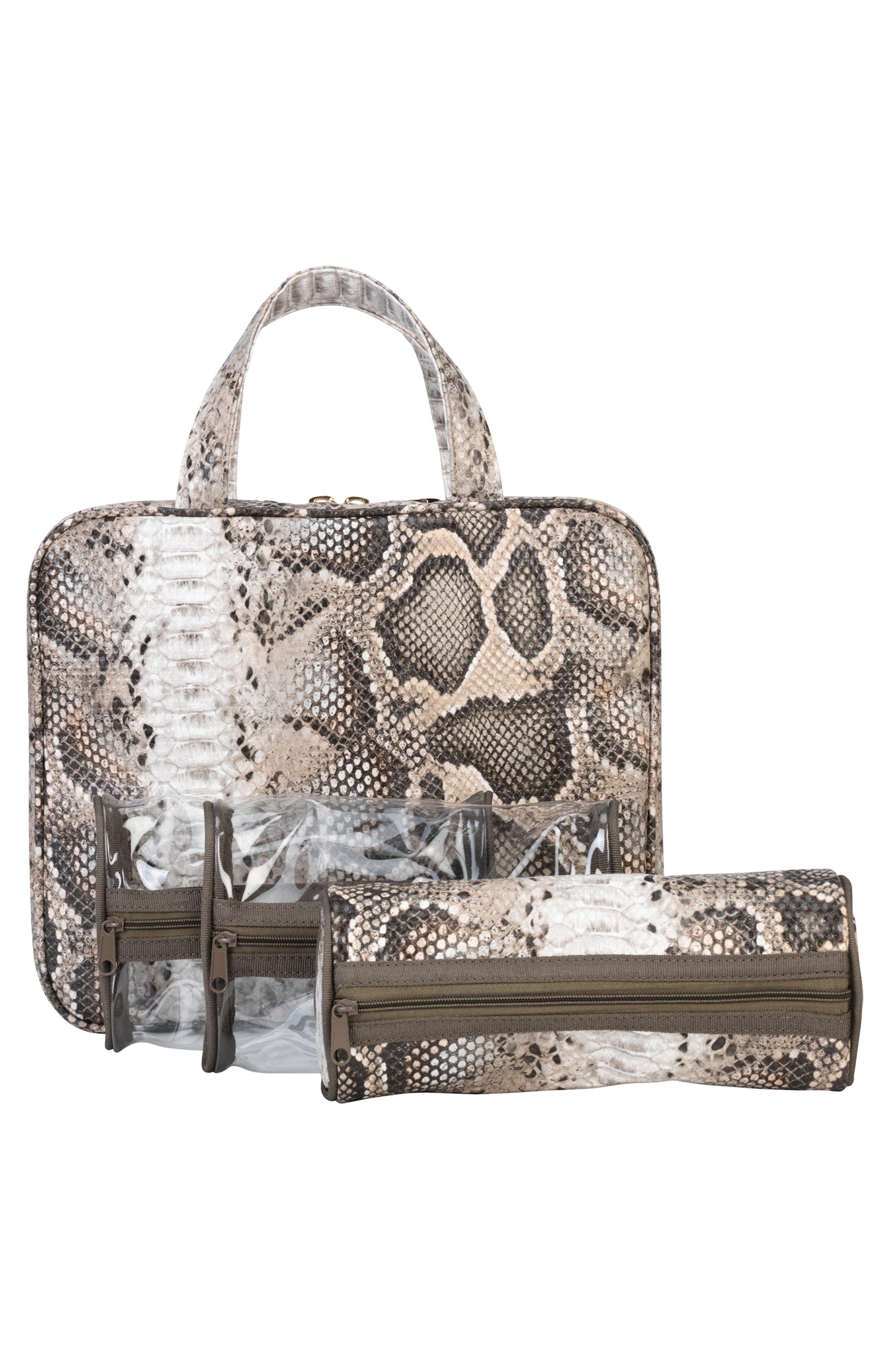 Java Coffee Martha Cosmetics Briefcase, Alternate, color, JAVA COFFEE