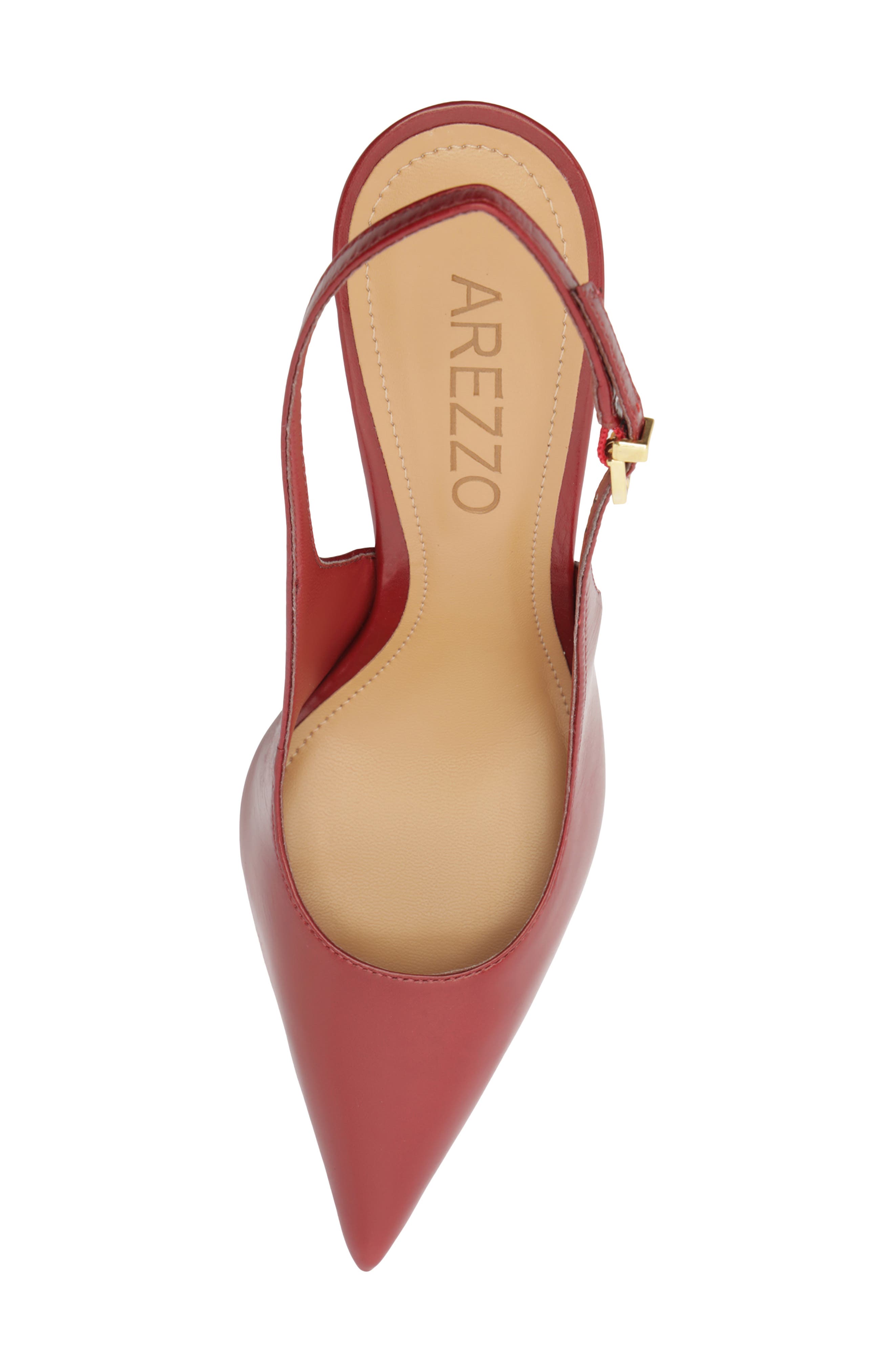 Rowen Slingback Wedge Pump, Alternate, color, PASSION RED
