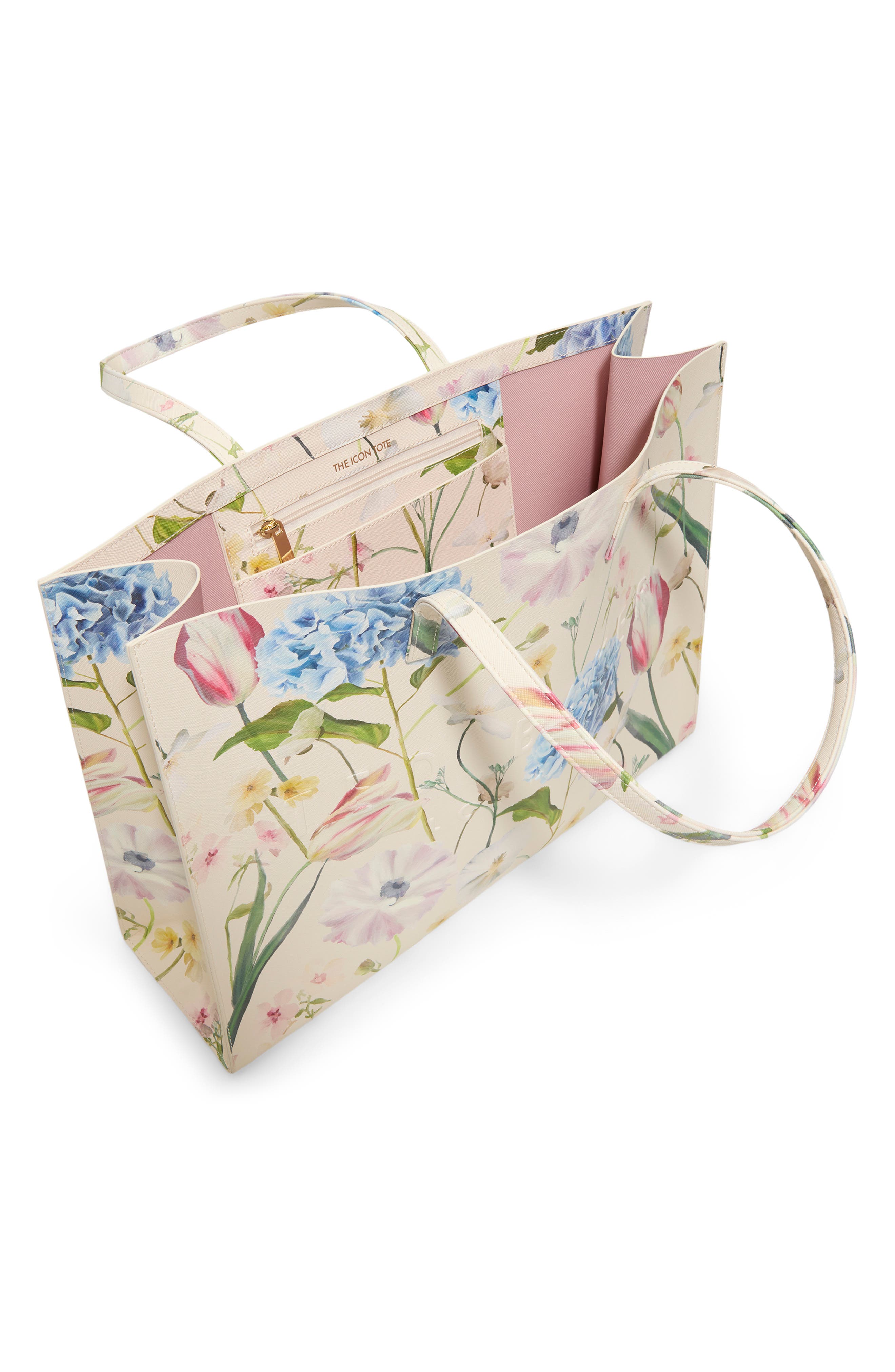 Ted Baker London The Icon Tote Bag, Alternate, color, Pastel Multi