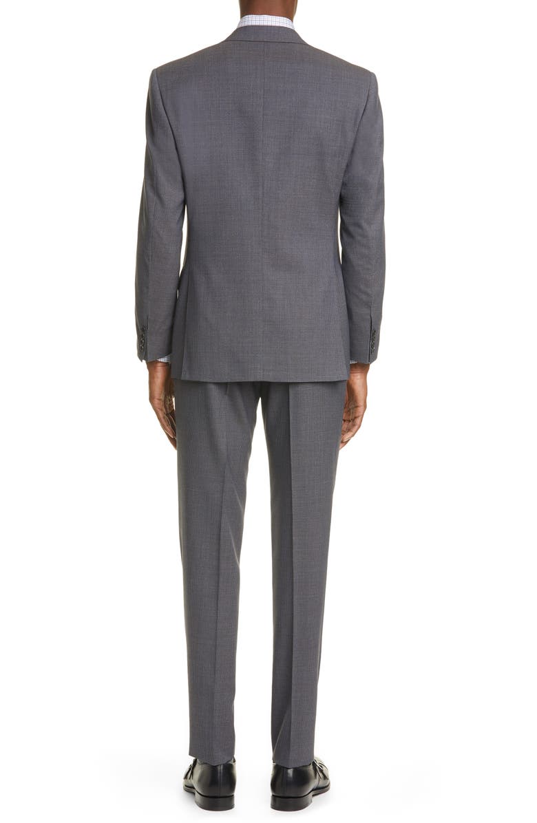 Canali Siena Soft Classic Fit Houndstooth Wool Suit, Alternate, color, 